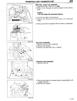 Предварительный просмотр 101 страницы Mazda 1990 323 Workshop Manual Supplement