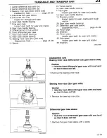 Предварительный просмотр 117 страницы Mazda 1990 323 Workshop Manual Supplement