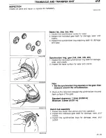 Предварительный просмотр 123 страницы Mazda 1990 323 Workshop Manual Supplement