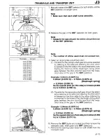 Предварительный просмотр 153 страницы Mazda 1990 323 Workshop Manual Supplement