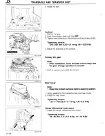 Предварительный просмотр 162 страницы Mazda 1990 323 Workshop Manual Supplement