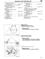 Предварительный просмотр 165 страницы Mazda 1990 323 Workshop Manual Supplement