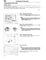 Предварительный просмотр 196 страницы Mazda 1990 323 Workshop Manual Supplement