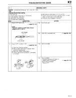 Предварительный просмотр 217 страницы Mazda 1990 323 Workshop Manual Supplement