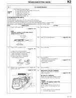 Предварительный просмотр 255 страницы Mazda 1990 323 Workshop Manual Supplement