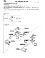 Предварительный просмотр 280 страницы Mazda 1990 323 Workshop Manual Supplement