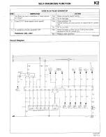 Предварительный просмотр 287 страницы Mazda 1990 323 Workshop Manual Supplement