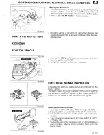 Предварительный просмотр 291 страницы Mazda 1990 323 Workshop Manual Supplement