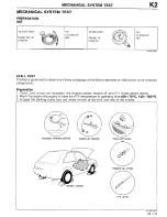 Предварительный просмотр 295 страницы Mazda 1990 323 Workshop Manual Supplement