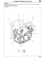 Предварительный просмотр 311 страницы Mazda 1990 323 Workshop Manual Supplement