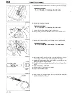 Предварительный просмотр 314 страницы Mazda 1990 323 Workshop Manual Supplement