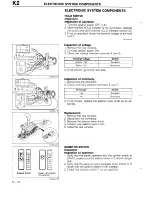 Предварительный просмотр 316 страницы Mazda 1990 323 Workshop Manual Supplement