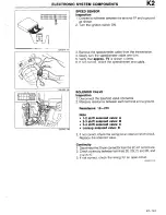 Предварительный просмотр 319 страницы Mazda 1990 323 Workshop Manual Supplement