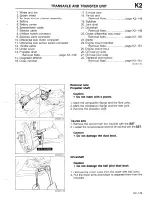 Предварительный просмотр 325 страницы Mazda 1990 323 Workshop Manual Supplement