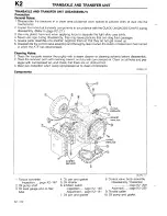 Предварительный просмотр 328 страницы Mazda 1990 323 Workshop Manual Supplement