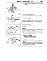 Предварительный просмотр 343 страницы Mazda 1990 323 Workshop Manual Supplement