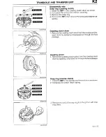 Предварительный просмотр 351 страницы Mazda 1990 323 Workshop Manual Supplement