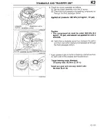 Предварительный просмотр 357 страницы Mazda 1990 323 Workshop Manual Supplement