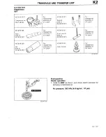 Предварительный просмотр 363 страницы Mazda 1990 323 Workshop Manual Supplement