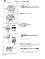 Предварительный просмотр 366 страницы Mazda 1990 323 Workshop Manual Supplement