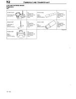 Предварительный просмотр 368 страницы Mazda 1990 323 Workshop Manual Supplement