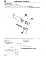 Предварительный просмотр 376 страницы Mazda 1990 323 Workshop Manual Supplement