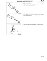 Предварительный просмотр 377 страницы Mazda 1990 323 Workshop Manual Supplement