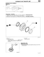 Предварительный просмотр 383 страницы Mazda 1990 323 Workshop Manual Supplement