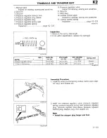 Предварительный просмотр 399 страницы Mazda 1990 323 Workshop Manual Supplement