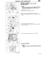 Предварительный просмотр 411 страницы Mazda 1990 323 Workshop Manual Supplement