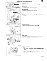 Предварительный просмотр 423 страницы Mazda 1990 323 Workshop Manual Supplement