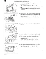 Предварительный просмотр 448 страницы Mazda 1990 323 Workshop Manual Supplement