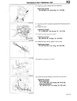 Предварительный просмотр 449 страницы Mazda 1990 323 Workshop Manual Supplement