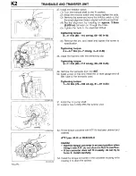 Предварительный просмотр 450 страницы Mazda 1990 323 Workshop Manual Supplement