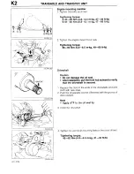 Предварительный просмотр 454 страницы Mazda 1990 323 Workshop Manual Supplement