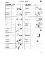 Предварительный просмотр 583 страницы Mazda 1990 323 Workshop Manual Supplement