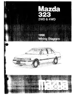 Предварительный просмотр 593 страницы Mazda 1990 323 Workshop Manual Supplement