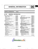 Mazda 1990 MIATA Service Manual предпросмотр