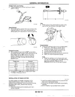 Предварительный просмотр 13 страницы Mazda 1990 MIATA Service Manual