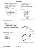 Предварительный просмотр 276 страницы Mazda 1990 MIATA Service Manual