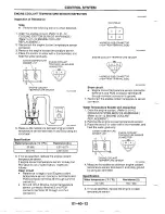 Предварительный просмотр 301 страницы Mazda 1990 MIATA Service Manual