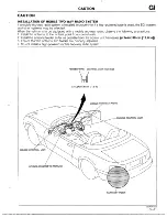 Предварительный просмотр 13 страницы Mazda 1990 MX-5 Workshop Manual