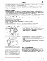 Предварительный просмотр 15 страницы Mazda 1990 MX-5 Workshop Manual