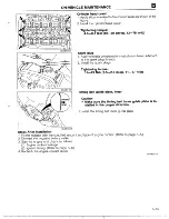 Предварительный просмотр 42 страницы Mazda 1990 MX-5 Workshop Manual