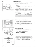 Предварительный просмотр 83 страницы Mazda 1990 MX-5 Workshop Manual