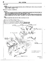 Предварительный просмотр 248 страницы Mazda 1990 MX-5 Workshop Manual