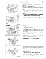 Предварительный просмотр 303 страницы Mazda 1990 MX-5 Workshop Manual