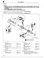 Предварительный просмотр 401 страницы Mazda 1990 MX-5 Workshop Manual