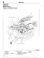 Предварительный просмотр 523 страницы Mazda 1990 MX-5 Workshop Manual