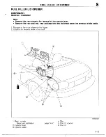 Предварительный просмотр 530 страницы Mazda 1990 MX-5 Workshop Manual